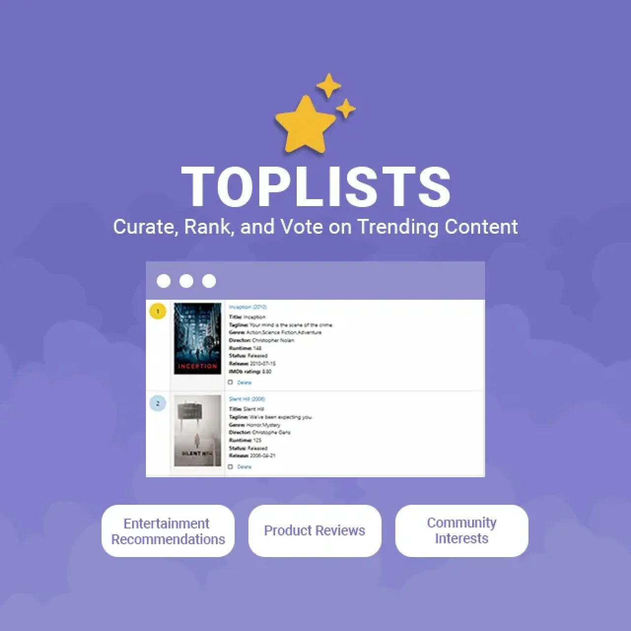 Resource '[XB] Toplists: Collect, Rank & Engage Users'